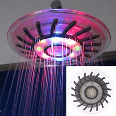 Colorful Led Shower Top Spray Four-Color 8-Inch Temperature Control Three-Color