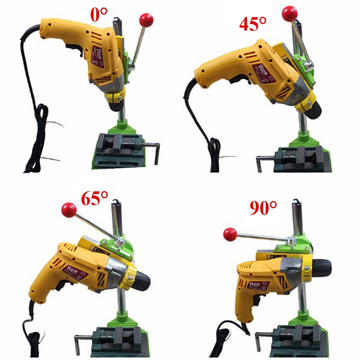 Electric Drill Carrier Bracket Bench Drill Stand Bench Drilling Bracket 90 Rotating