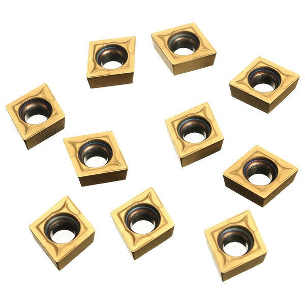 10pcs CCMT09T304 CCMT32.5 Carbide Insert For Lathe SCLCR Turning Tool Holder