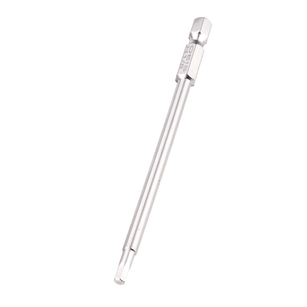 10Pcs 100mm 1/4 Inch Shank S2 Steel SAE Hex Head Allen Wrench Screwdriver Bit Drill Bit Set
