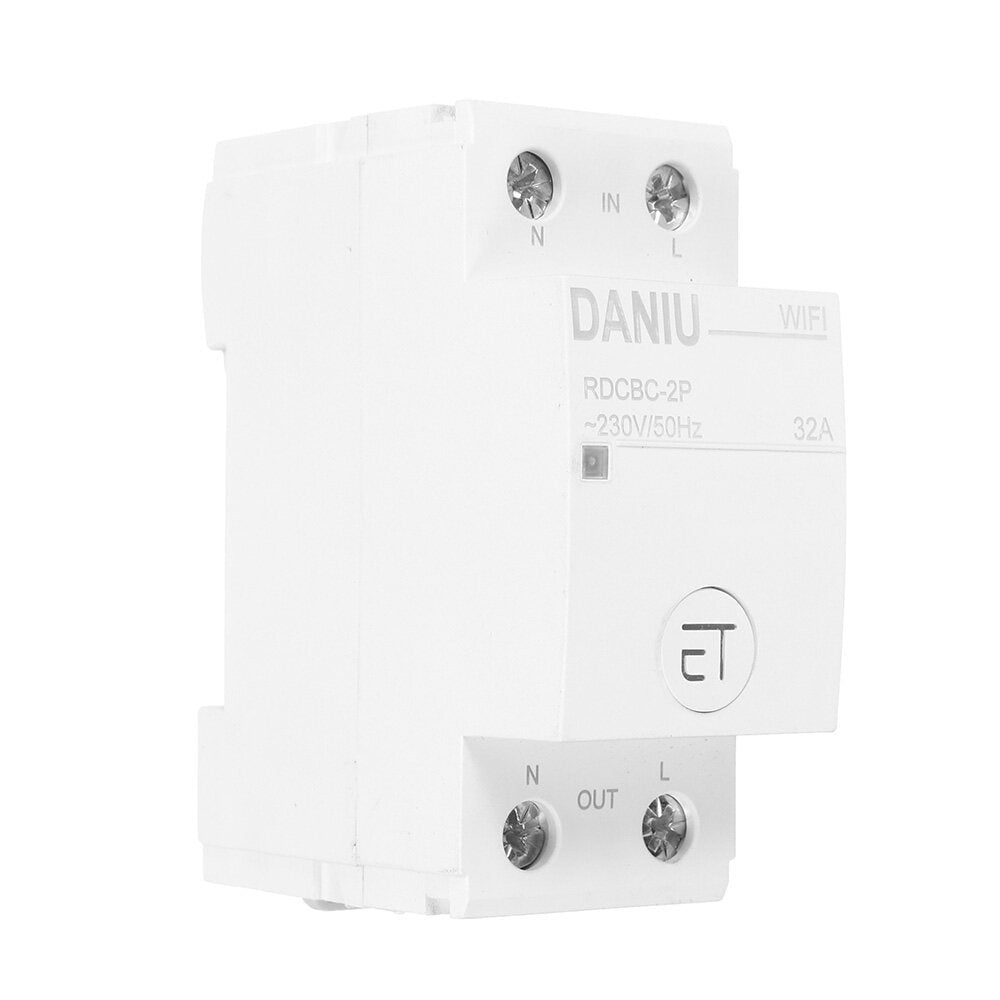 WiFi Circuit Breaker 2P Time Timer Switch Relay eWelink App Control Smart Home House Remote Control Voice Control for Amazon Alexa Google Home