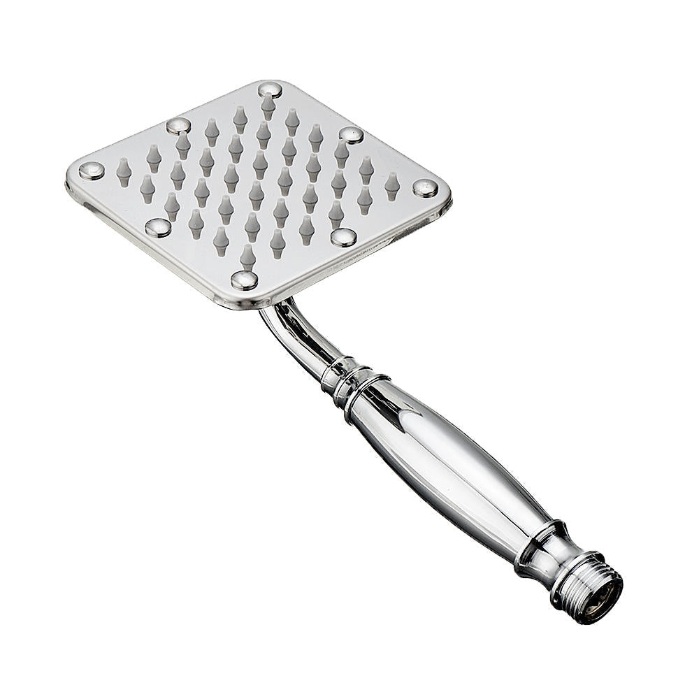 Stainless Steel Square Shape Silicone Water Outlet Bathroom Rainfall Shower Head