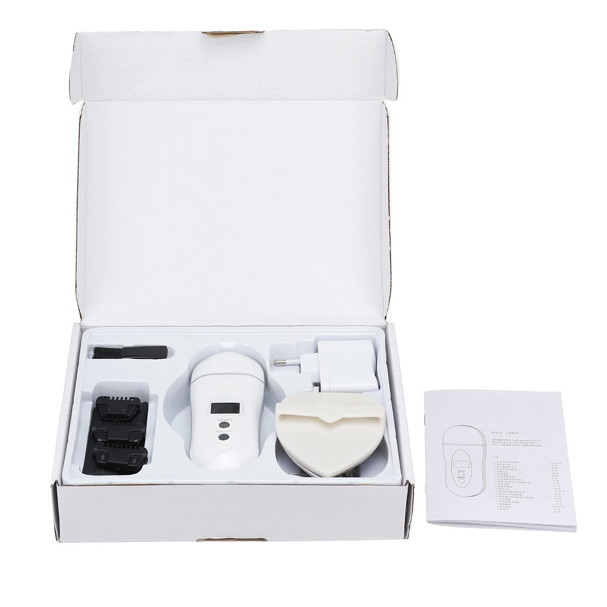 Rechargeable Electric Hair Remover Painless Epilator Trimmer Shaver Infrared Heating