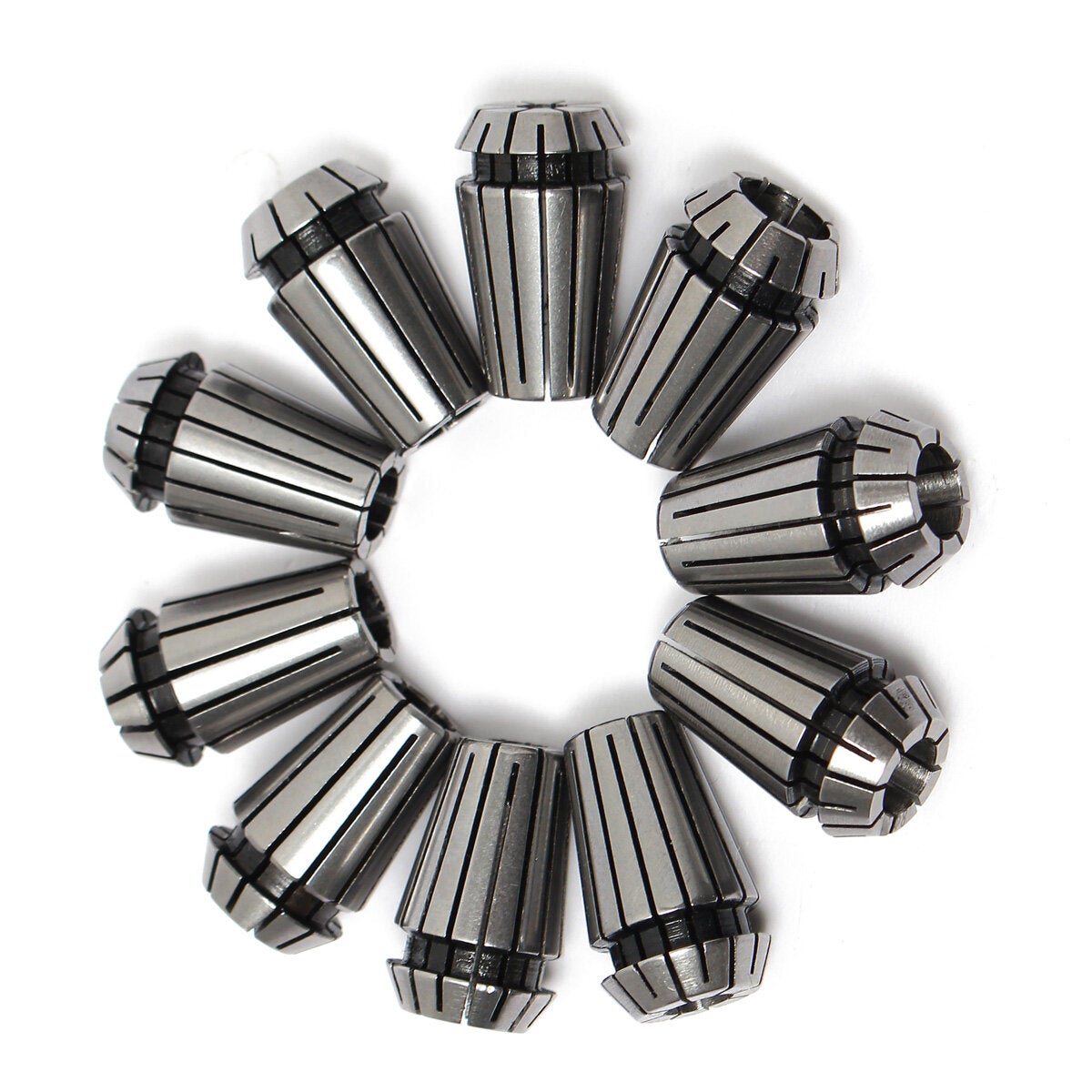 10pcs 1-10mm Spring Collets with 8mm Motor Shaft Holder Extension Rod Lathe Tools