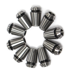 10pcs 1-10mm Spring Collets with 8mm Motor Shaft Holder Extension Rod Lathe Tools