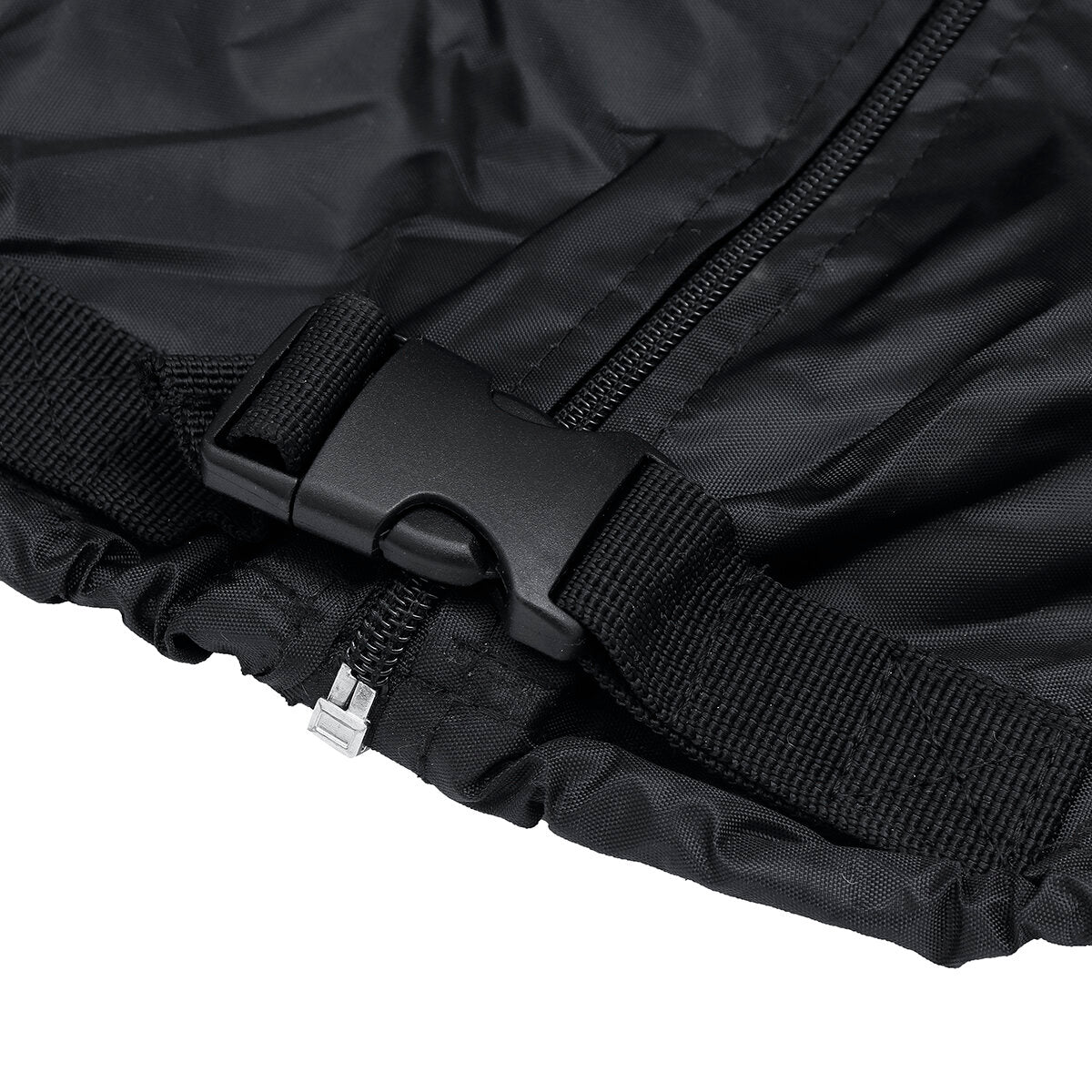 210D Black Heavy-Duty Center Console T-Top Roof Boat Cover