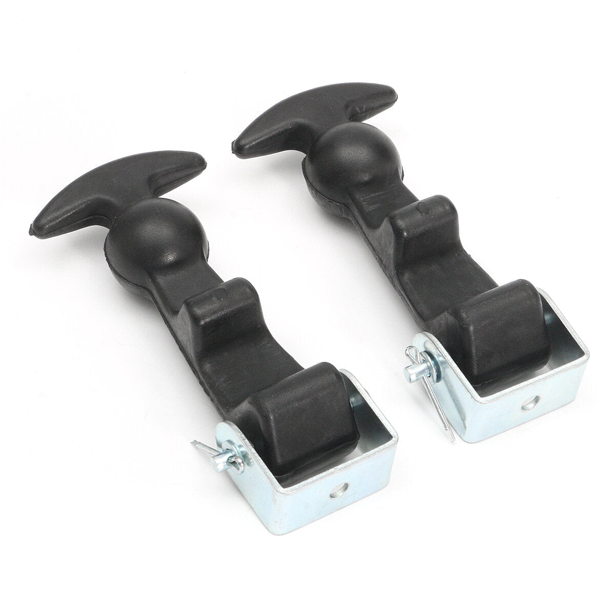 2pcs Bonnet Fastener 112mm Rubber Door Catch Rally Car Horsebox Trailer