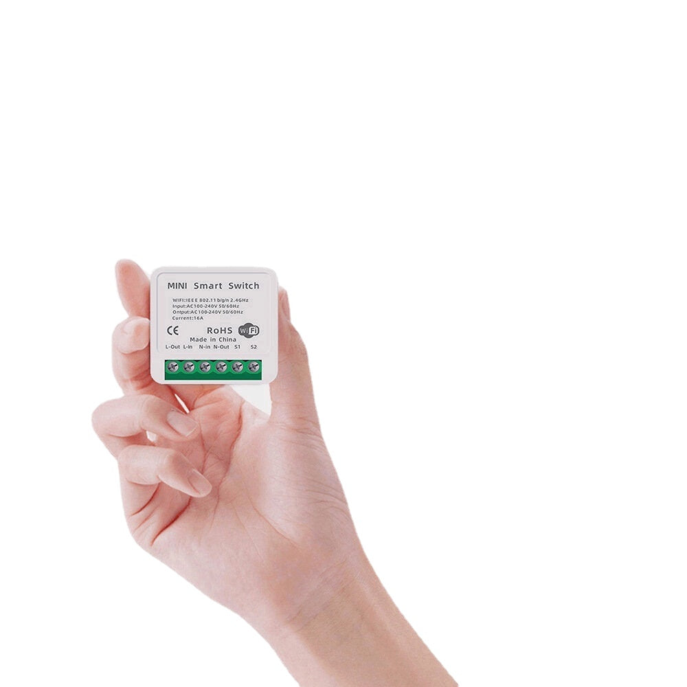 Smart Wifi 16A 10A Light Switch Dual Control Voice Remote Control Switch Breaker Work with Amazon Google Home