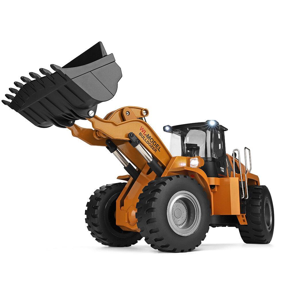 1/14 2.4G Electric Remote Control Bulldozer RC Car Vehicle Models Engineer Truck Toys 7.4v 1500mah