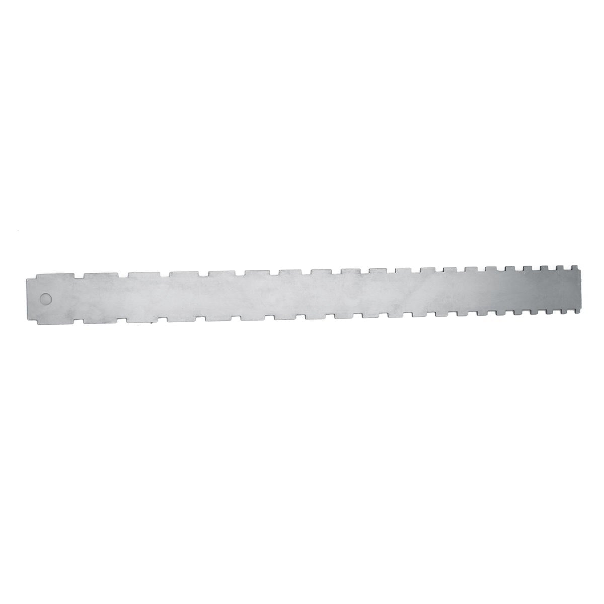 Stainless Steel Electric Guitar Neck Notched Fingerboard Ruler Repair Tool