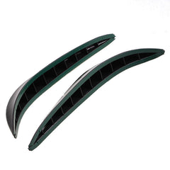 Pair PVC Bumper Strips Anti-Collision Strip For Front Rear Car