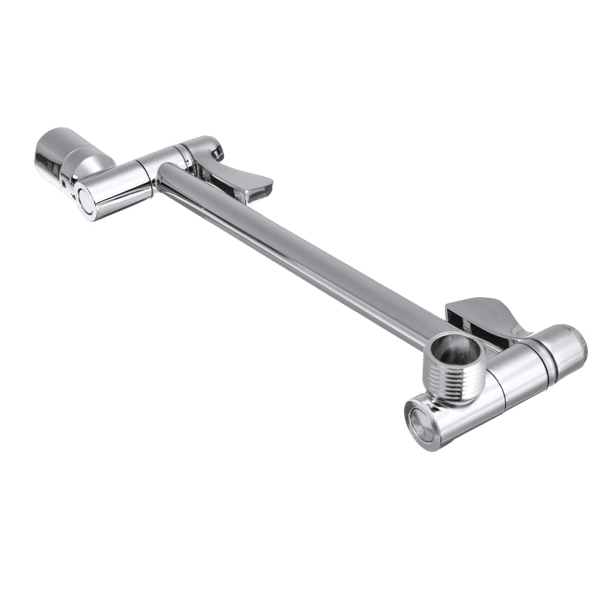 11" Solid Brass Height & Angle Adjustable Extension Shower Wall Arm Bathroom