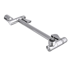 11" Solid Brass Height & Angle Adjustable Extension Shower Wall Arm Bathroom