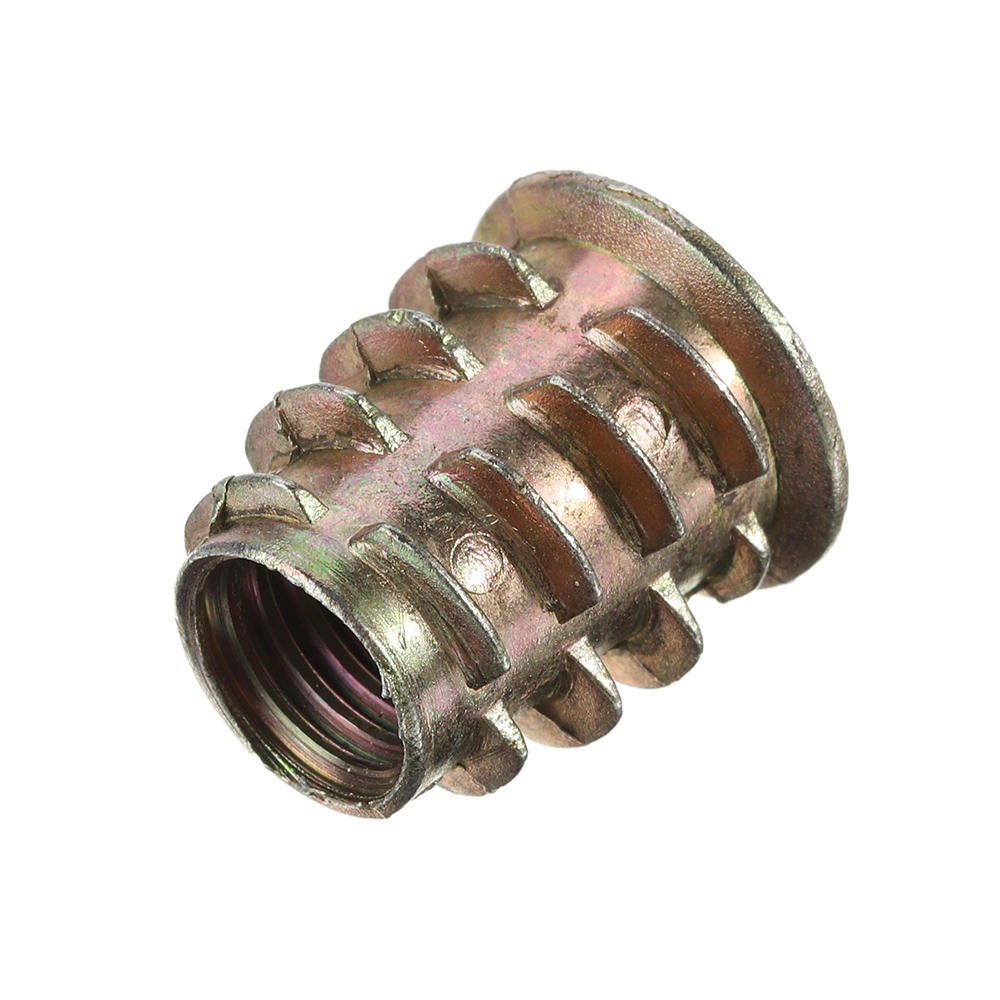 80Pcs M4/M5/M6/M8/M10 Zinc Alloy Wood Furniture Hex Socket Drive Head Threaded Insert Nut Internal and External Nut