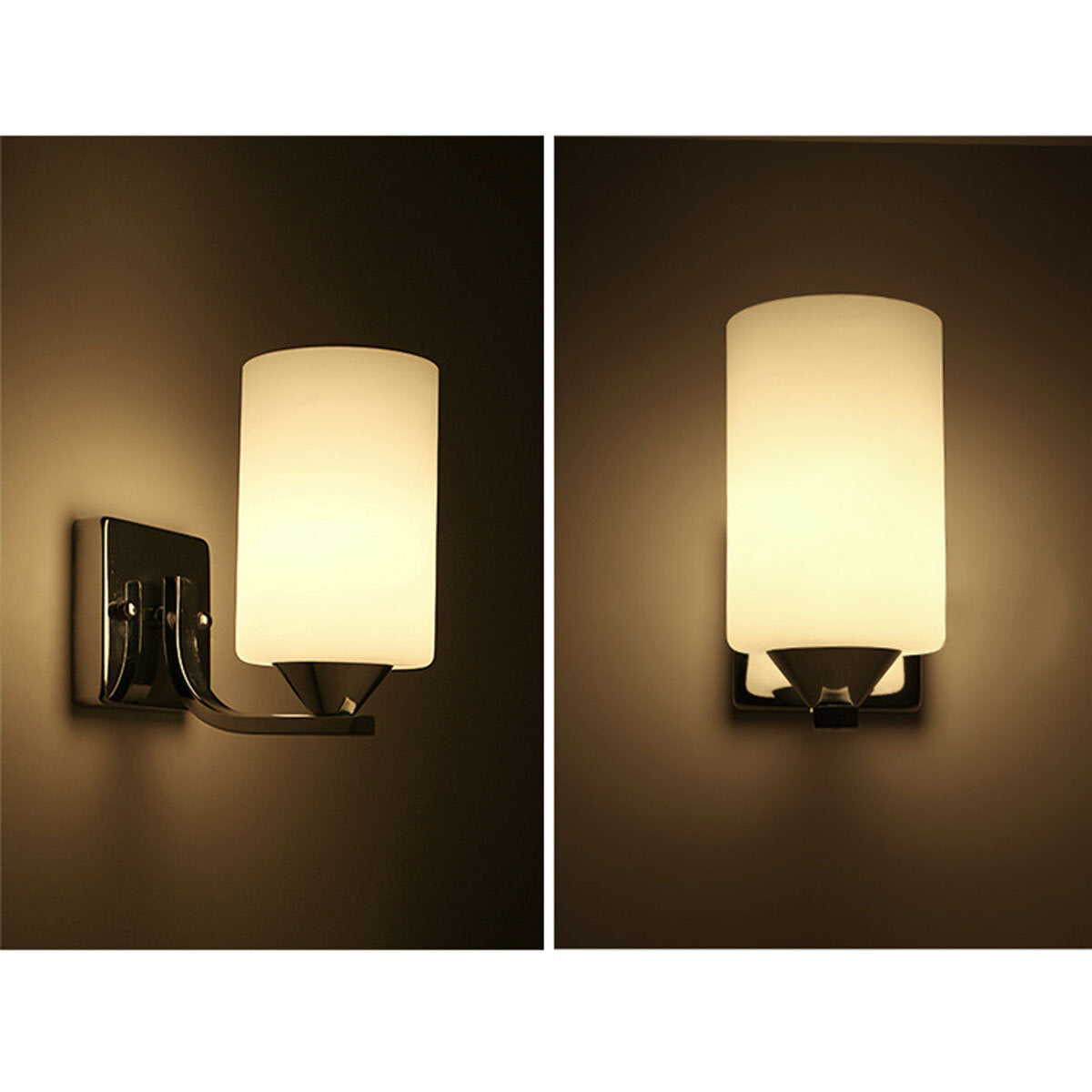 Single Head Simple Wall Lamp Without Bulb With Power Switch Cord 20*10CM Suitable For Bedroom Kitchen Restaurant Bar
