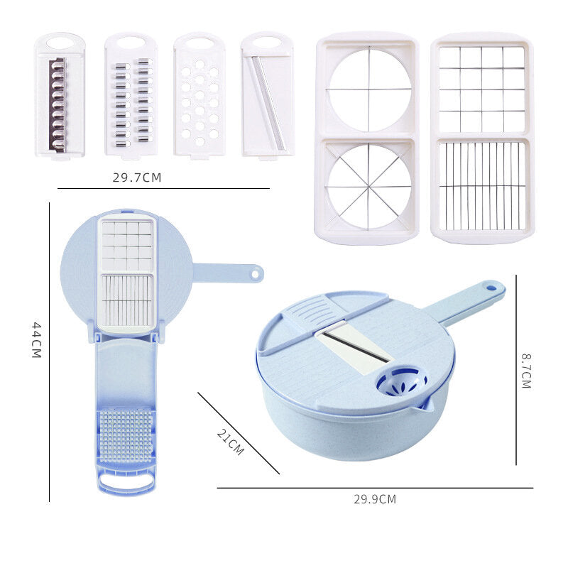 9 IN 1 Multifunctional Easy Food Chopper Cutter Vegetable Cutter Blender Chopper Slicer