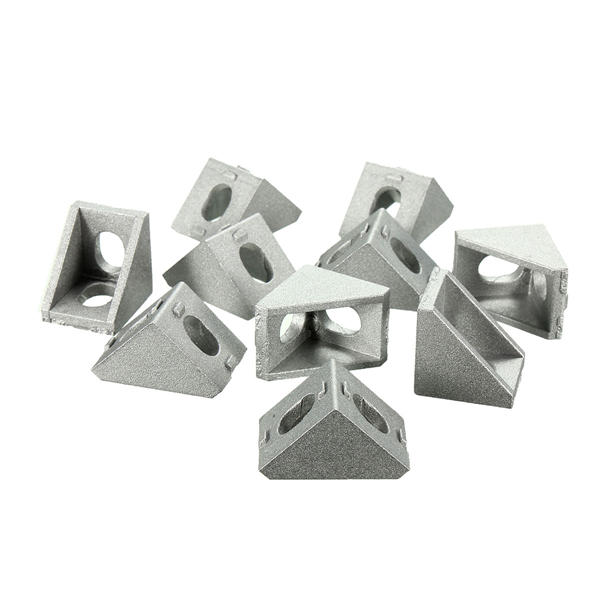 Aluminum Angle Corner Joint 20x20mm Right Angle Bracket Furniture Fittings 10pcs