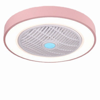 Smart Ceiling Fan with Remote Control Cell Phone Wi-Fi Indoor Home Decor Ceiling Fan with Light Modern Lighting Circular Lamp