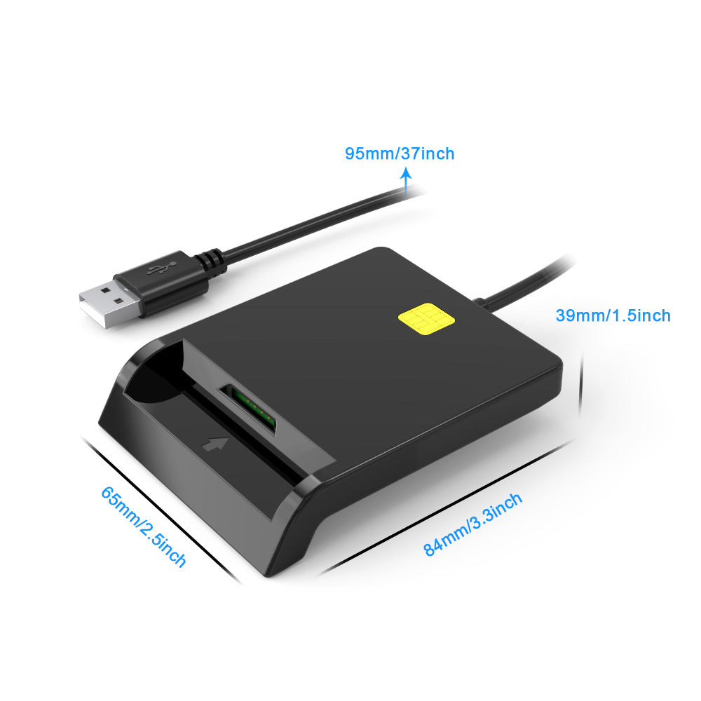 USB2.0 CAC Smart Card Reader ID Bank Card SIM Phone Card Multiple functions Tax Return Card Reader