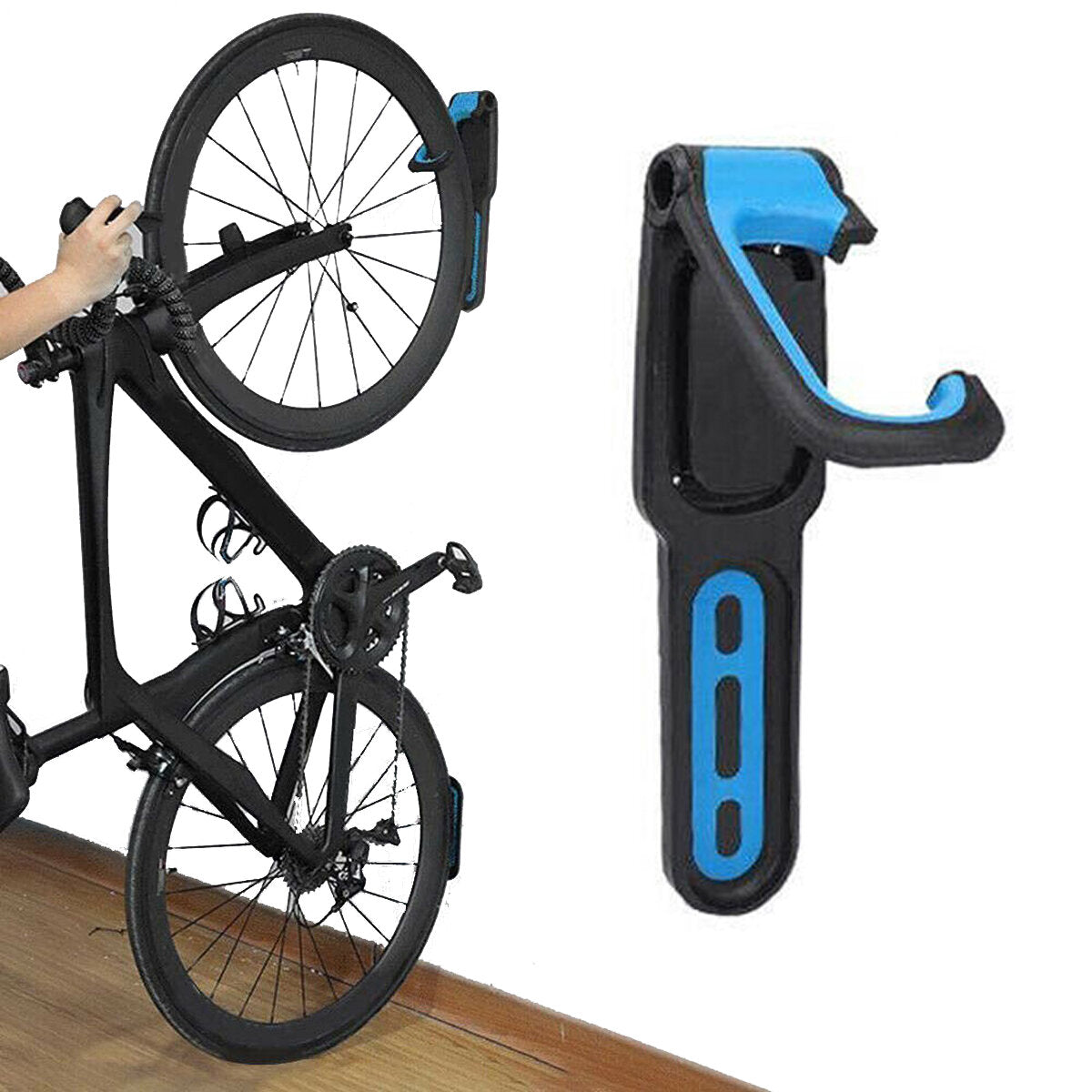 18KG Load Capacity Adjustable Bike Rack Stand Storage Wall Mounted Hook Hanger MTB Road Bike Hanging Holder
