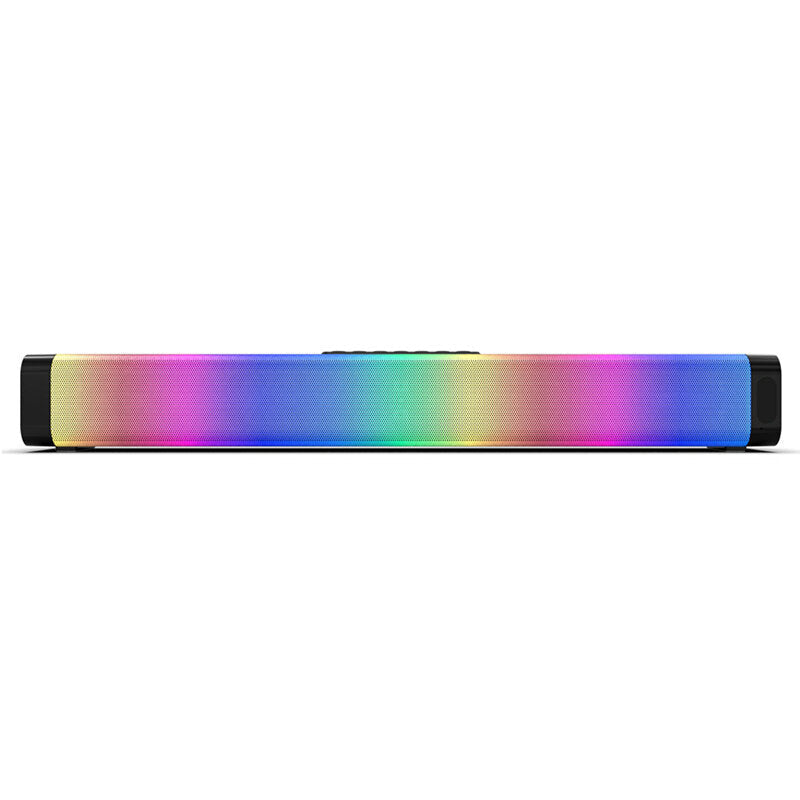 Bluetooth Speaker Soundbar Stereo Home 20W Theater Soundbar Rectangle RGB Colorful Bluetooth Speaker with Remote Control