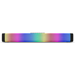 Bluetooth Speaker Soundbar Stereo Home 20W Theater Soundbar Rectangle RGB Colorful Bluetooth Speaker with Remote Control