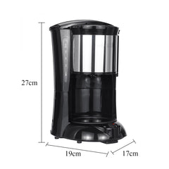 600W 650ml Household Drip-type Coffee Machine American Coffee Tea Maker Dual Use