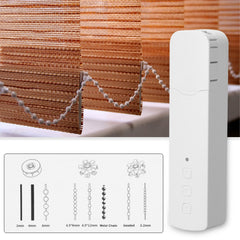 Smart Motorized Chain Roller Blinds Pull Bead Curtain Motor Electric Curtain Motor Compatible with Alexa Google Home