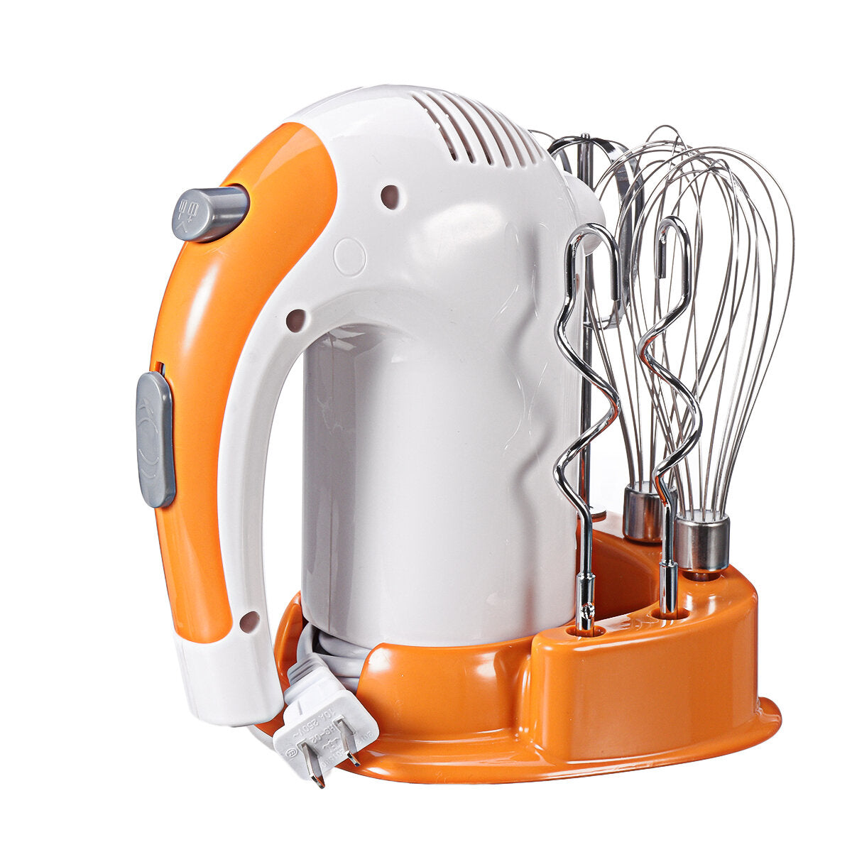 Electric Egg Beater Hand Mixer Stainless Steel Whisk Milk Cake Flour Baking 300W