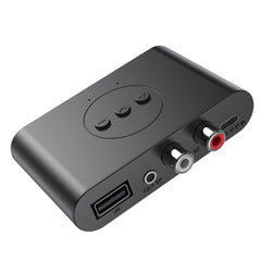 Bluetooth 5.0 Music Receiver Car Bluetooth Hands-free Support U Disk Playback Dual Output One for Two