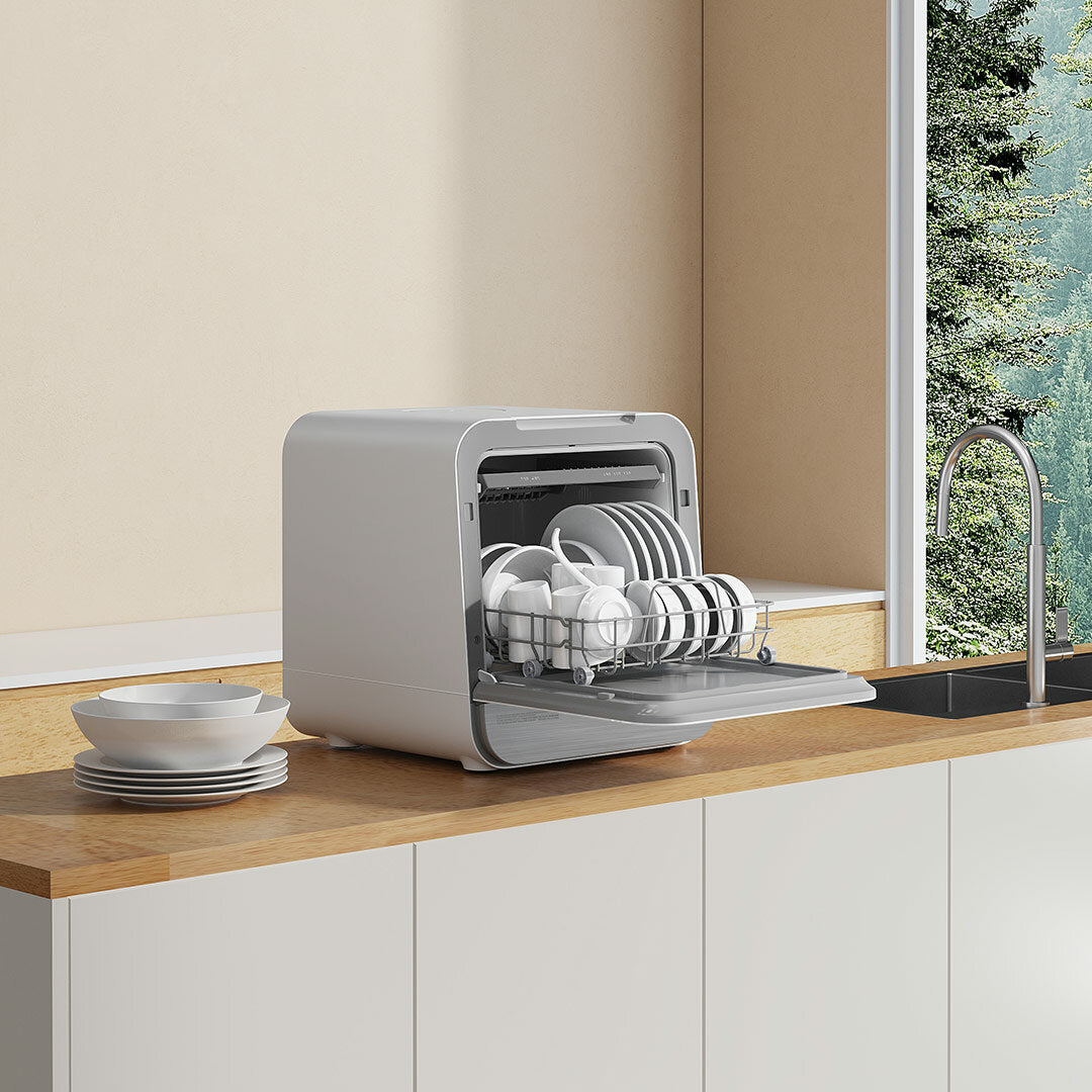 Installation-free Countertop Dishwasher 900W 220V Mijia APP Intelligent Control UV Antibacterial for Kitchen