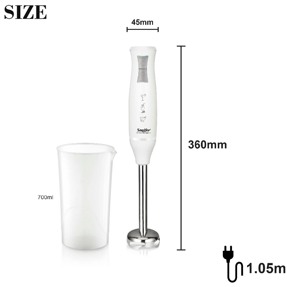2 Speeds Electric Food Blender, Stainless Steel Blade