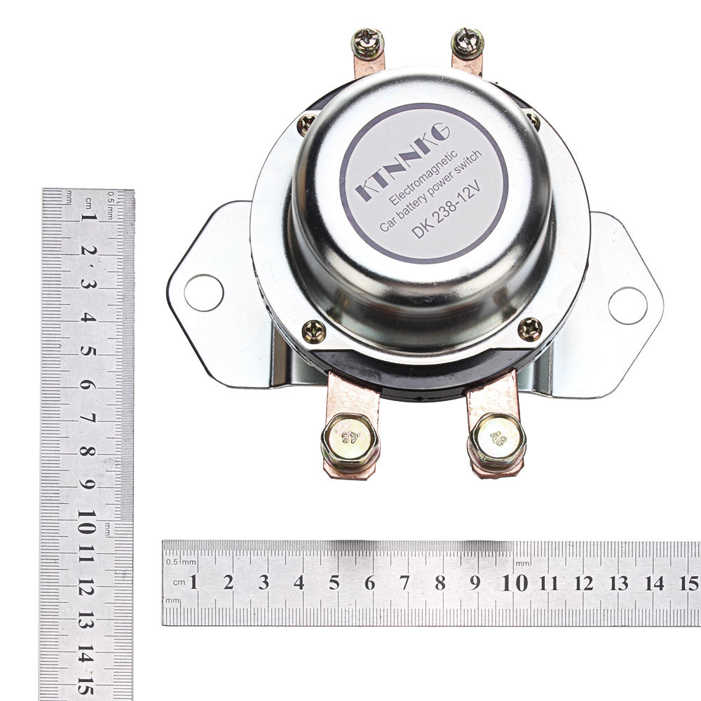 Upgraded 180A Car Battery Switch Wireless Remote Control Disconnect Latching Relay Electromagnetic Solenoid Valve Terminal Master