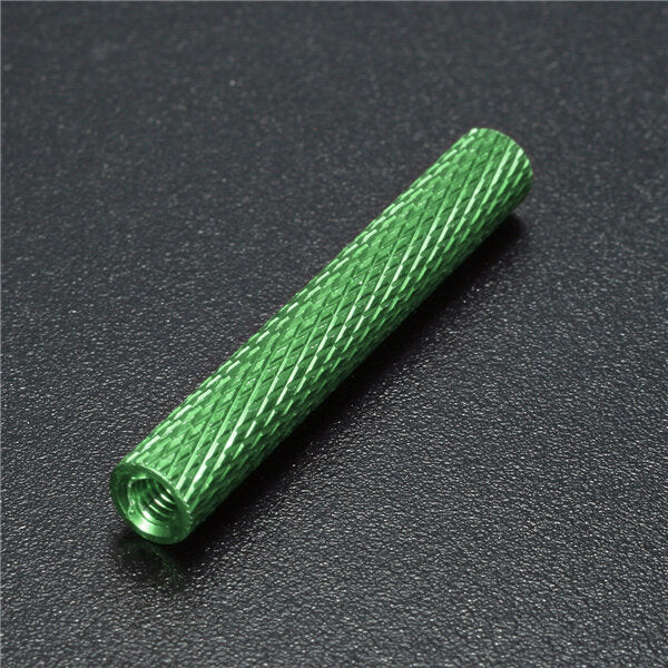 M3AS16 50Pcs M3 30mm Knurled Standoff Bolt Aluminum Alloy 6061 Anodized Spacer Multicolor