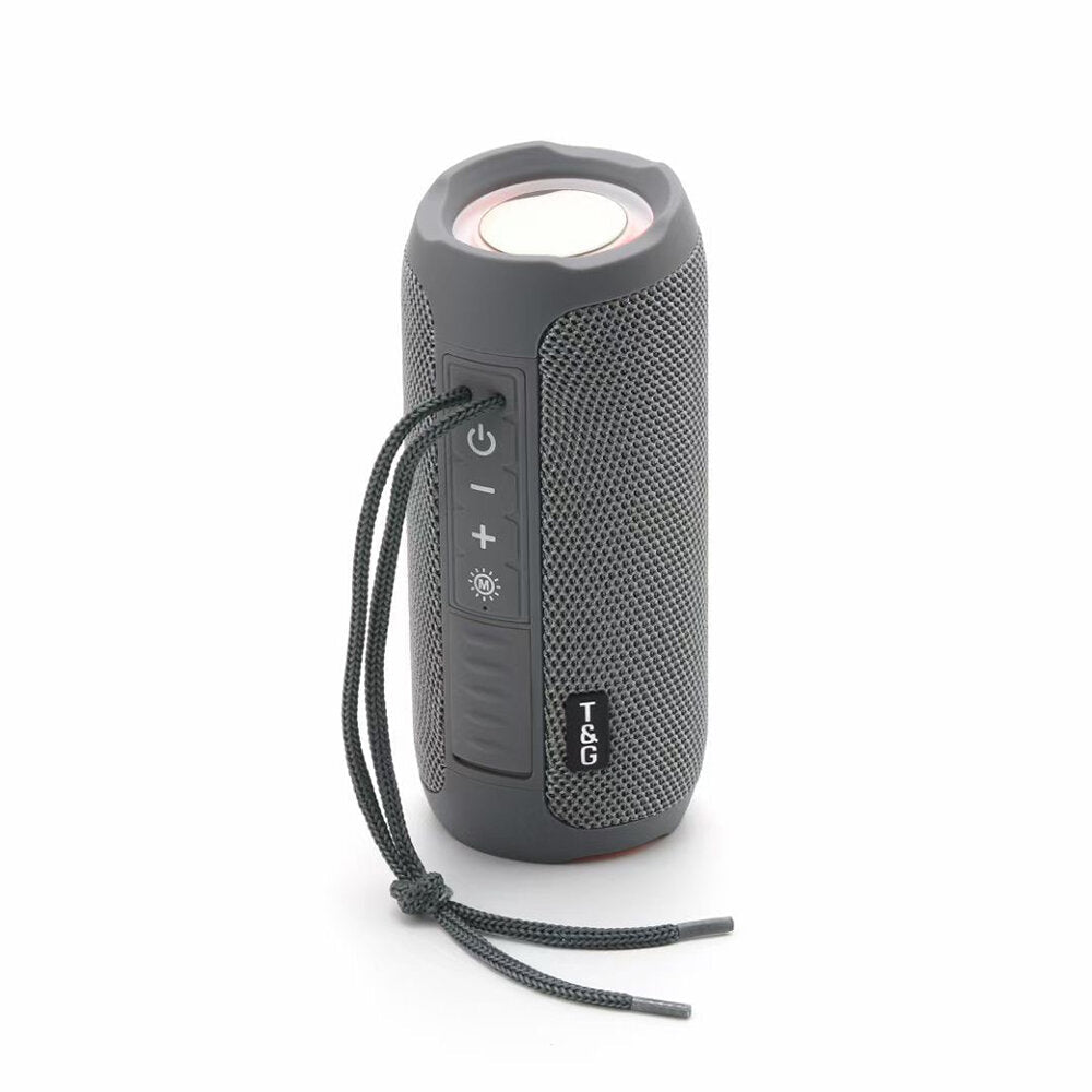 Bluetooth Speaker Wireless Speakers LED Lights TF Card AUX Portable Outdoor Speaker with Mic