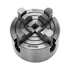 Lathe Chuck 80/100/125mm 4 Jaw Independent Hardened Reversible Tool