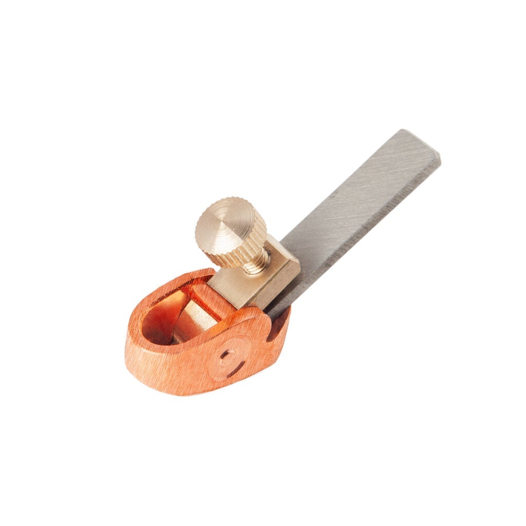 5 pcs Rose Gold Color Violin Makers Plane Cutter Brass Luthier Tool Violin Making Tools Mini Brass Planes Woodworking Planes