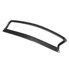 Carbon Fiber Color Front Side Car Grill Outline Trim Cover Overlay