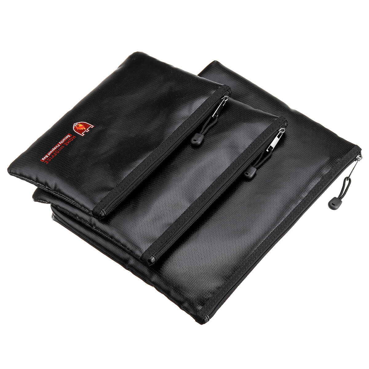 Portable Fireproof Waterproof Document Envelope File Folder Cash Pouch Fireproof Money Bag Lipo Safe Bag for Home Office S/M/L