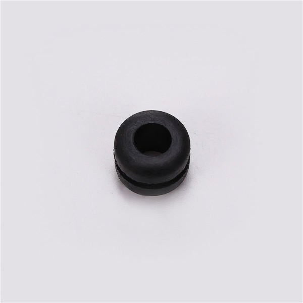 125pcs Wiring Cable Black Rubber Grommets Assortment Kit