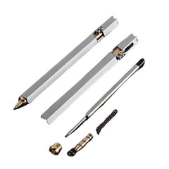 Six-sided Stainless Steel Tactical Pen Brass Business Signature Tool Pen For Self-protection Security Emergency