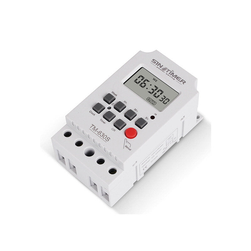 110V LCD Digital Programmable Timer Switch with Interval 1 Second Power Direct Output