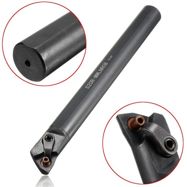 20x200mm Lathe Turning Tool Boring Bar Holder for WNMG0804
