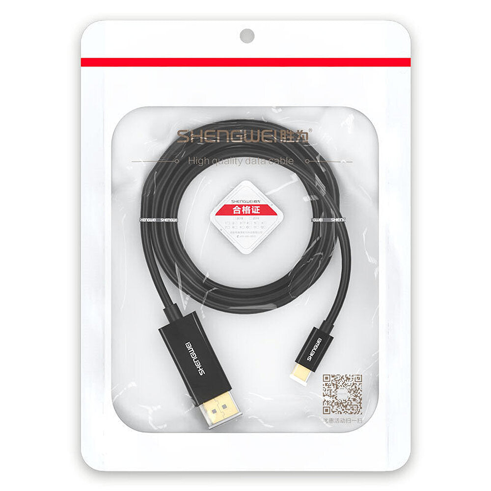Type-C to DP Converter Cable 1.8m Connector USB C Docking Station 4K for Apple Mac Laptop DS-301