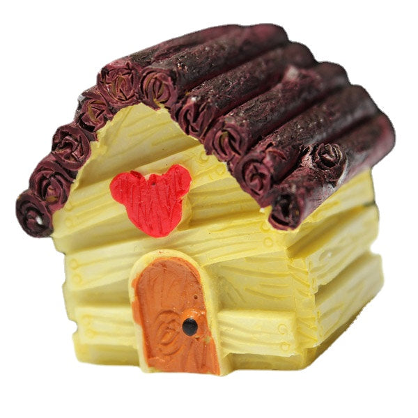 Micro Landscape Decorations Resin Mini House Garden DIY Decor