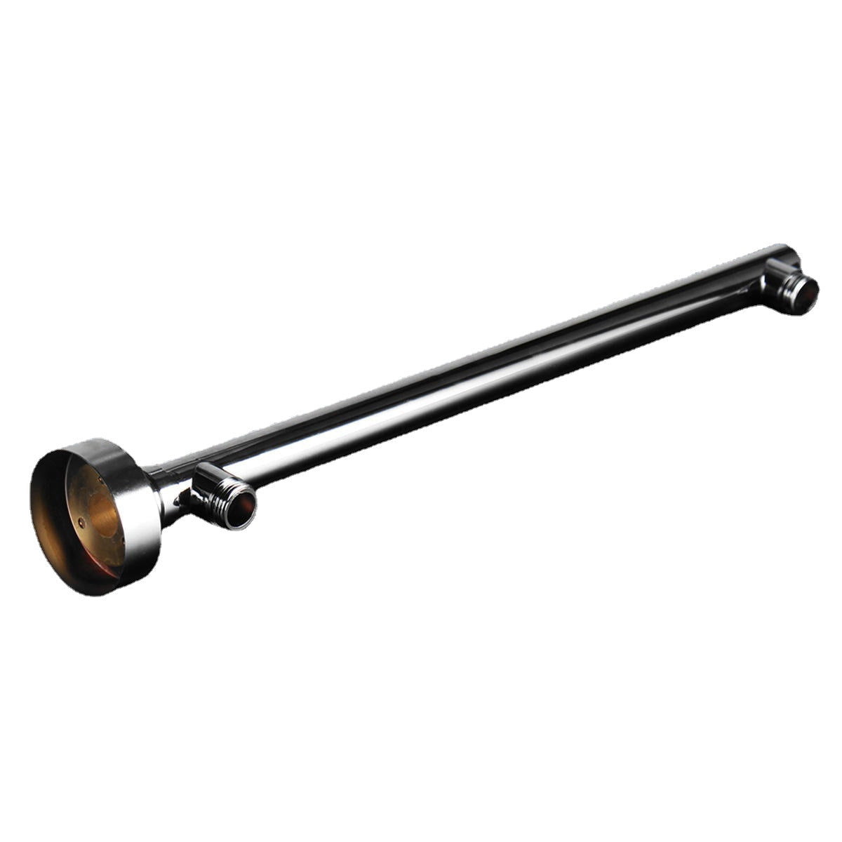 40cm Wall Mounted Bathroom Shower Head Extension Straight Arm Bottom Entry Hose Pipe