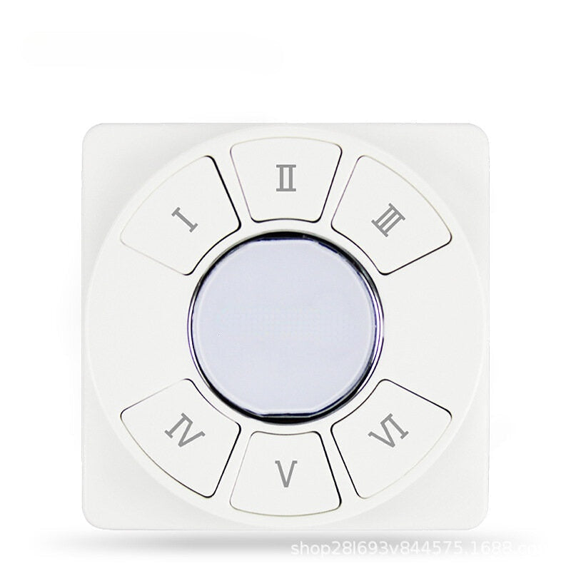 Smart Wireless Switch Wall Remote with Push Button Works with Alexa Google Home 6 Channels