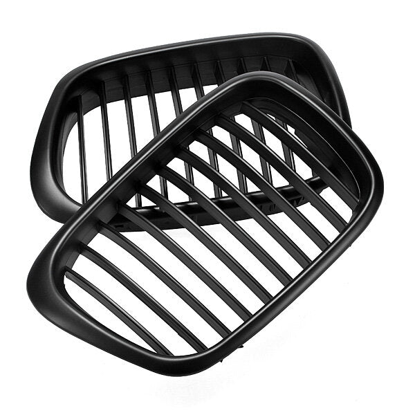 Pair Front Grille Grill Black for BMW E39 5 Series