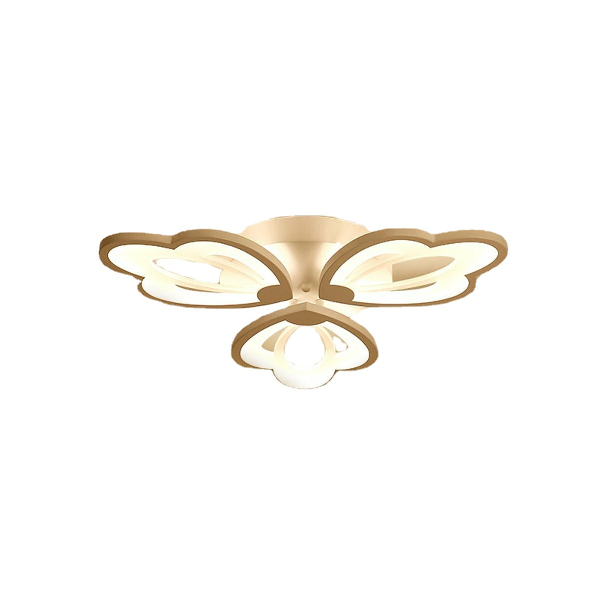 Leaf Acrylic LED Ceiling Light Pendant Lamp Hallway Bedroom Dimmable Fixture