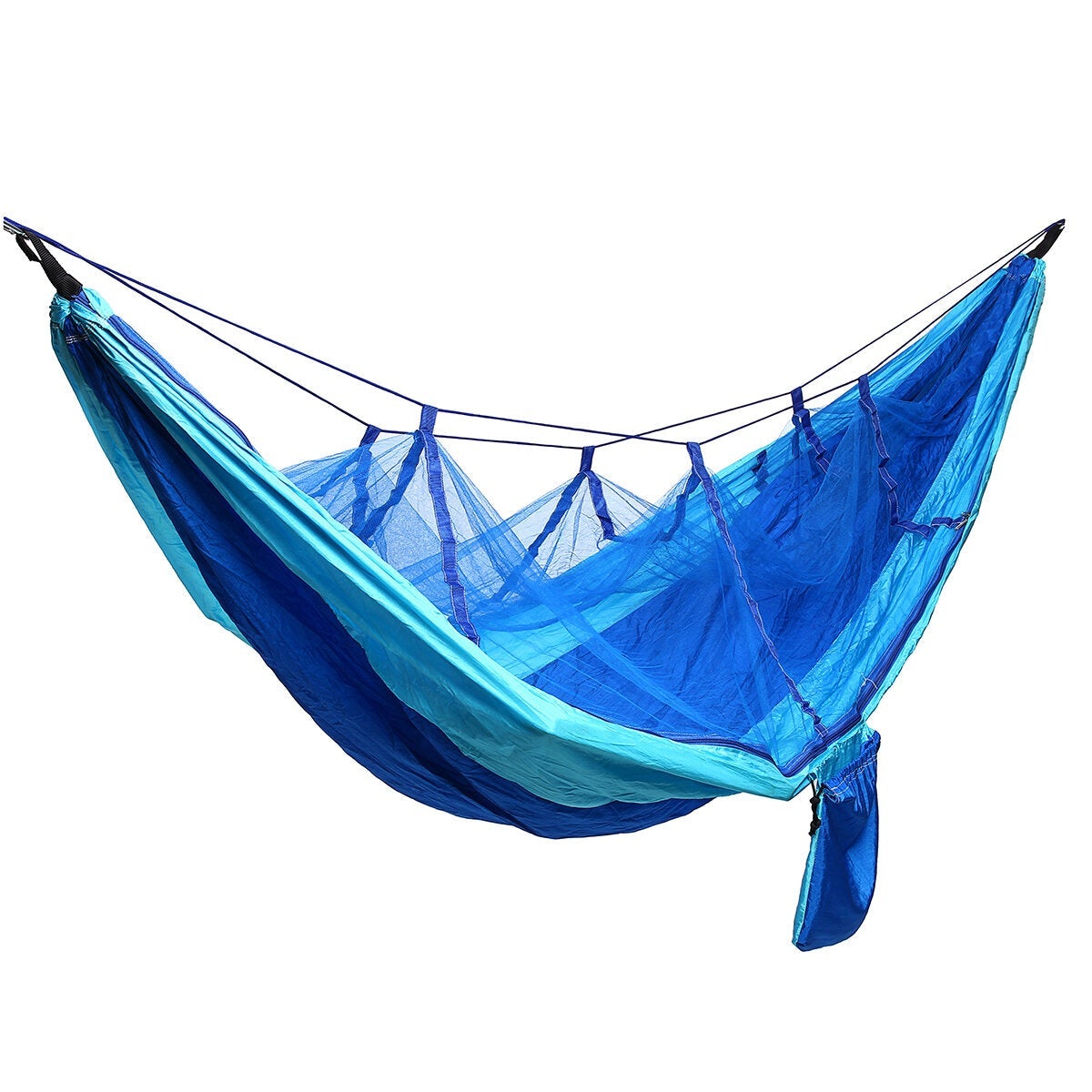 Double Large Swing Hammock Canvas Camping Hang Bed Garden Travel Beach Outdoor Chair